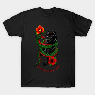 Snake V Panther T-Shirt